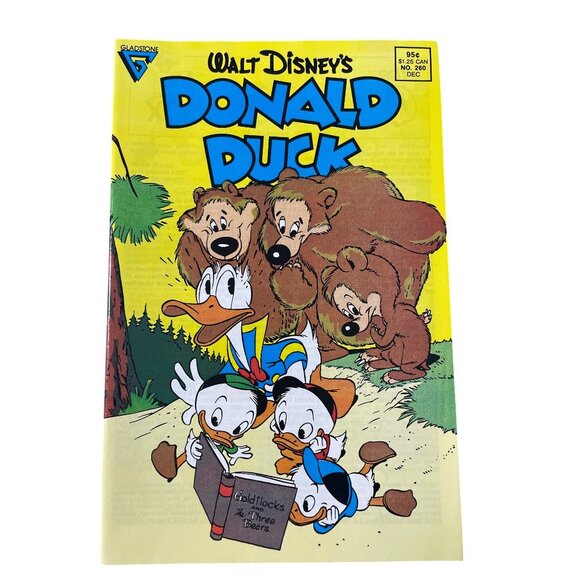Gladstone Donald Duck #260 December 1987 Goldilocks Three Bears Bagged Boarded - Picture 1 of 6